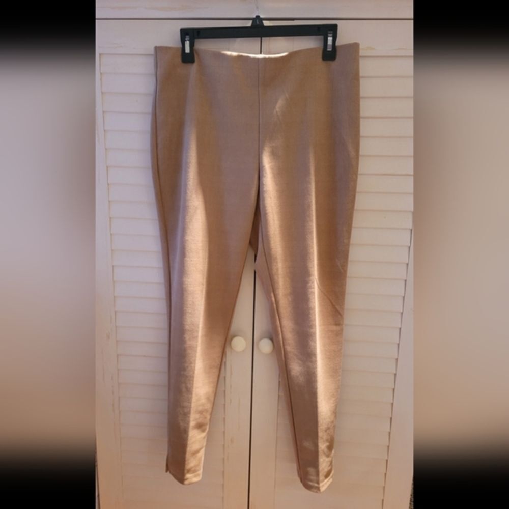 Zac & Rachel | Faux Suede Pull On Pants Size L‎
